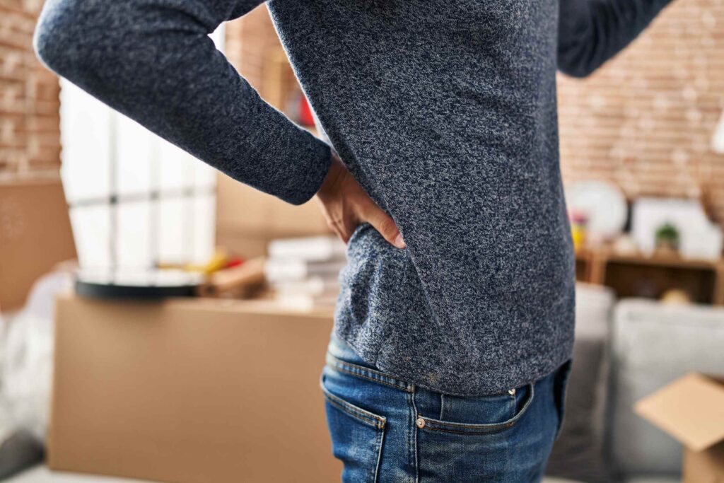 An individual suffering a back injury caused by a faulty consumer good, demonstrating the importance of product recall evidence in Pennsylvania defective product lawsuits.