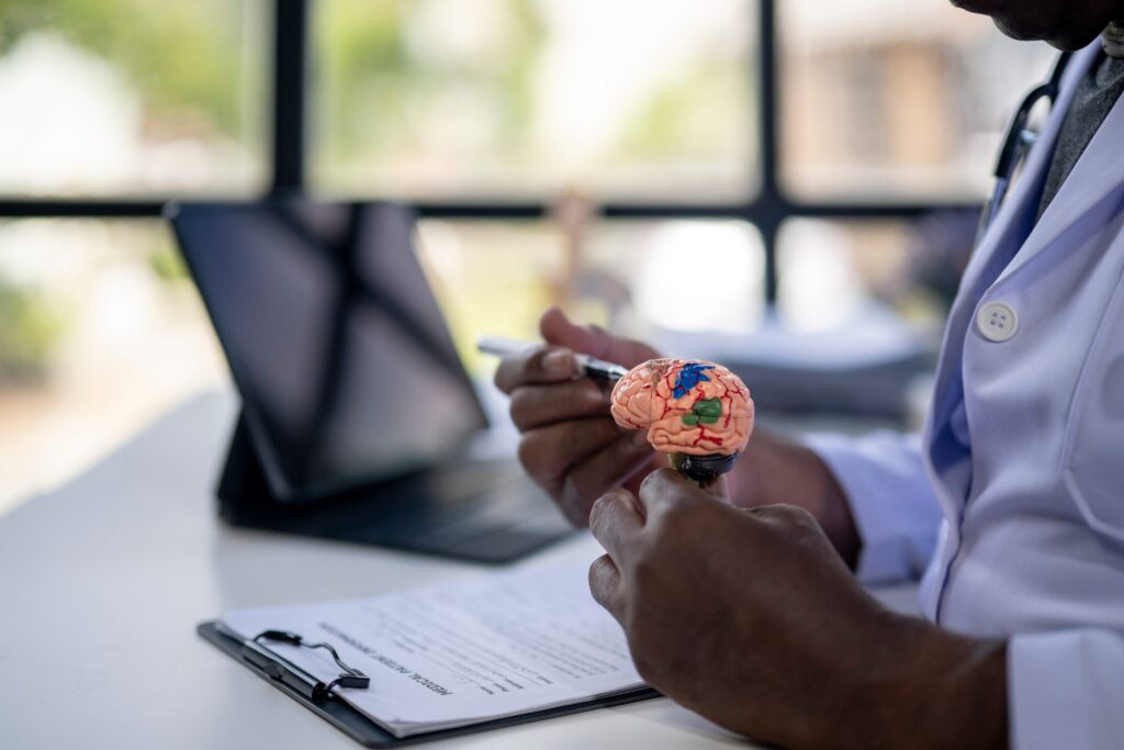 An educational model used to explain localized cognitive impairment, a critical component of TBI neuropsychological testing evidence in Pennsylvania.